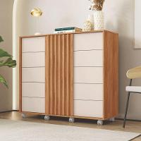 Cômoda Pegasus 5 Gavetas 2 Portas Freijo Off White Caemmun Freijo Com Off White - 1