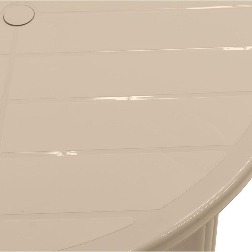 Mesa Tramontina Cassino 90 Cm Em Polipropileno Areia - 2