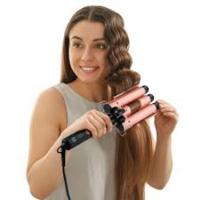 Modelador Triondas De Cachos 32mm Profissional Cerâmico Cachos De Sereia Ondulador Ondas Perfeitas 110V - 3