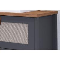 Gabinete De Banheiro Balcão Vêneto 1 Porta E 1 Gaveta C-cuba 80cm Titanio-freijo - Mgm - 5