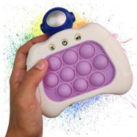 Pop It Astronauta Mini Game Fidget Sensorial 4 Modos Som Luz Interativo Anti Estresse Relaxante Criança Jogo