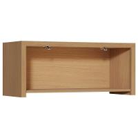 Armário Aéreo Para Cozinha Condessa Com 1 Porta Basculante 80cm Carvalho Cinza - 2