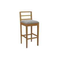 Banqueta De Cozinha Sofia Madeira Maciça 1bmm006ca 1 Un Carvalho Bouclê Cinza - 1