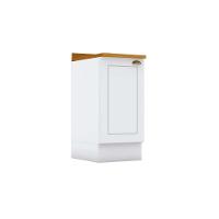 Balcão De Cozinha Modulado Com Tampo Americana Com 1 Porta 40cm Branco - 1