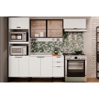 Balcão De Cozinha Modulado Alpha 2506 3 Portas E 2 Gavetas Com Tampo 120cm Branco - 6