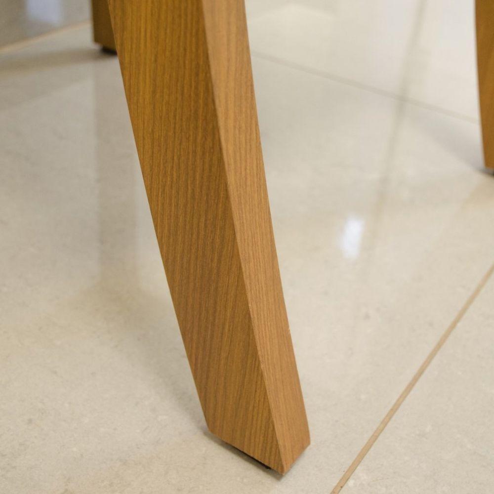 Kit Com 4 Cadeiras De Jantar Milla - Nature - Linho - 7