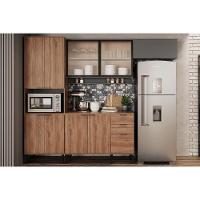 Balcão De Cozinha Modulado Alpha 2506 3 Portas E 2 Gavetas Sem Tampo 120cm Branco - 4