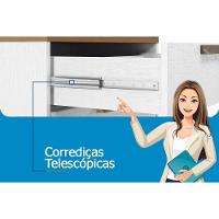 Cômoda Casal Master C- 2 Portas 1 Nicho E 4 Gavetas C- Pés Jatobá-areia - Santos Andirá - 5