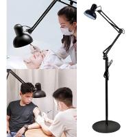 Luminaria Abajur Chao Articulada Metal E27 Iluminaçao Mesa Sofa Quarto Sala Trabalho Estudos Home Office Decoraçao - 1