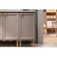 Balcão De Cozinha Modulado Com Tampo Malta 2628 Com 1 Porta 40cm Duna - 5