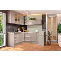 Armário Aéreo Cozinha Modulado Malta 2638 Geladeira Com 1 Porta Basculante 60cm Duna - 4