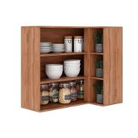 Armário Aéreo Cozinha Modulado Bella 2604 Canto Reto Com 2 Portas 94cm Branco - 2