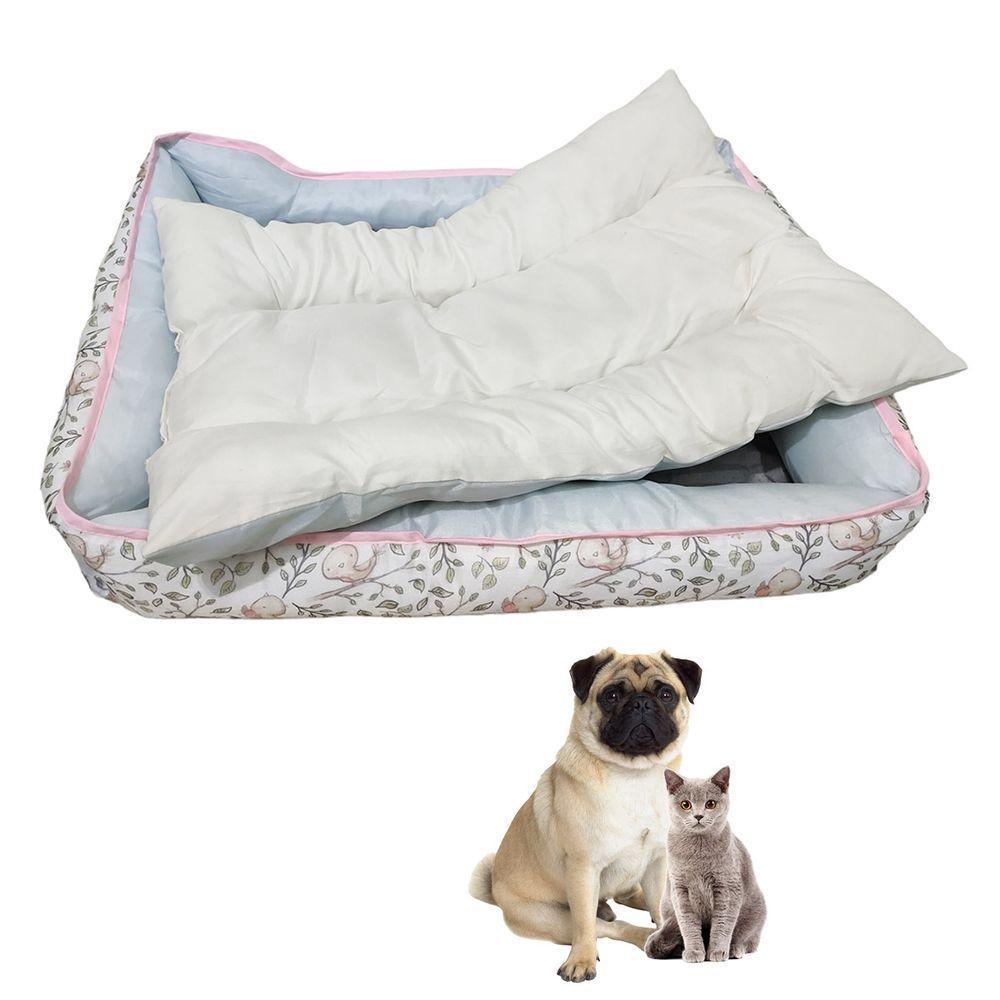 Cama Caminha Cao Gato Pet Cachorro Colchonete Espaçoso Animal De Estimaçao Lavavel Macio Resistente Aconchegante - 1