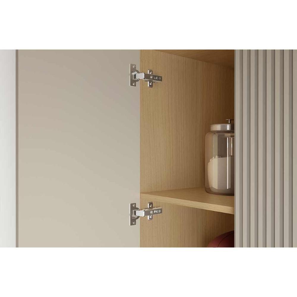 Armário Aéreo Cozinha Modulado Simone Mendes Com 1 Porta Basculante 80cm Carvalho Cinza - 7