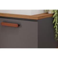 Bancada De Banheiro Balcão Duna 1 Porta C- Cuba 60cm Cappuccino-freijo - Mgm - 5