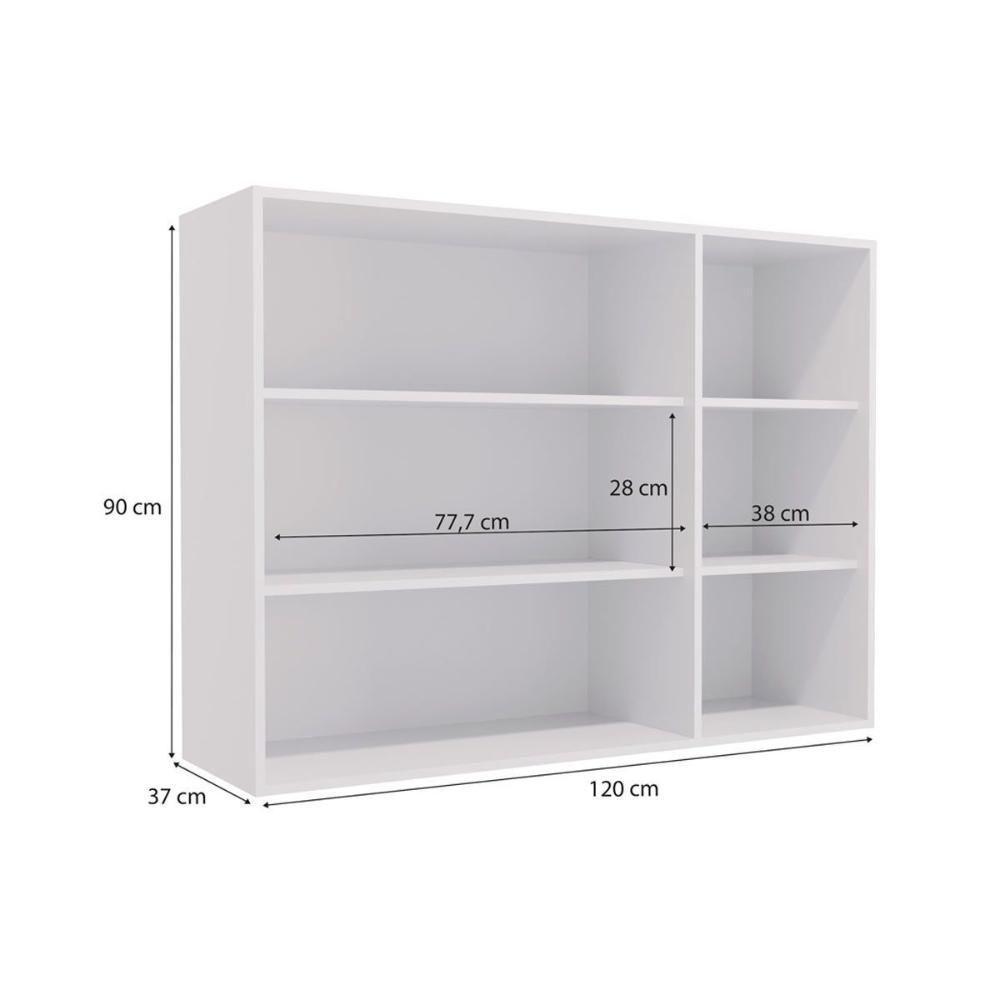 Armário De Cozinha Modulado Maxxi G767 Com 3 Portas Com Vidro Reflecta 120cm Canela - 3
