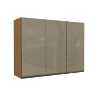 Armário De Cozinha Modulado Maxxi G767 Com 3 Portas Com Vidro Reflecta 120cm Canela - 1