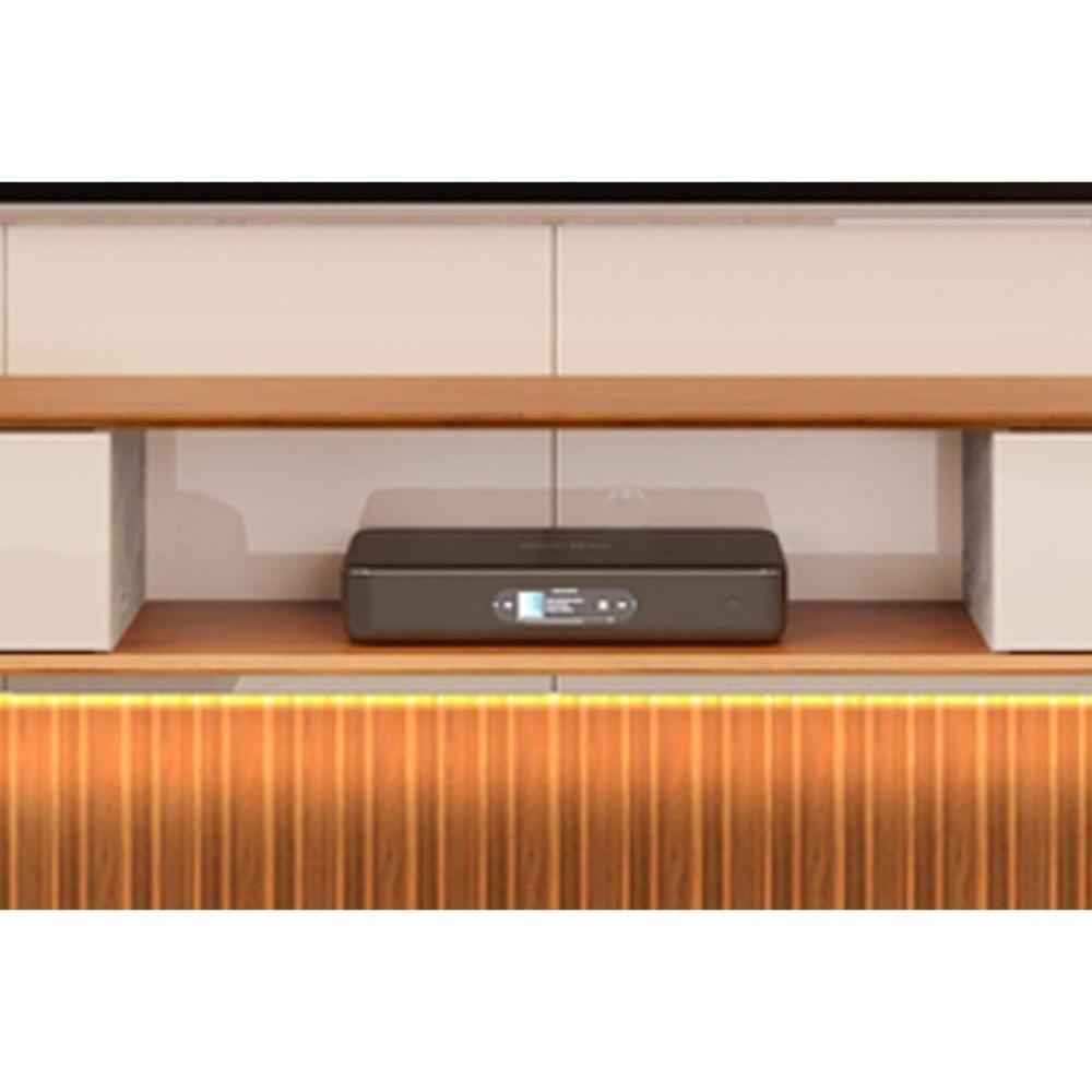 Home P- Tv Até 75 Polegadas Hit 1900 Extensível 100% Mdf C- Led De 240 A 290cm Freijó-off White - Dj Móveis - 5