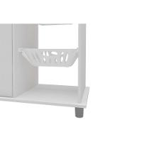 Balcão De Cozinha Cuiabá Com 1 Porta E 2 Cestos Branco Politorno - 6