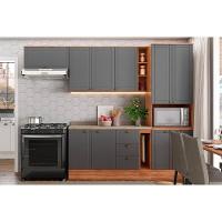 Balcão De Cozinha Modulado Bella 2608 2 Portas E 3 Gavetas Sem Tampo 120cm Branco - 4