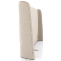 Cabeceira Queen Nilo 160cm Com Cama Pés Madeira Suném P05 Veludo Bege - Lyam Decor - 8