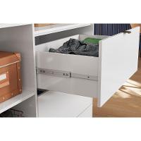 Armário Sapateira Quarto Joy C- 2 Portas 2 Gavetas E Espelho Amendola-off White - Demóbile - 2