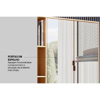 Armário Sapateira Quarto Joy C- 2 Portas 2 Gavetas E Espelho Amendola-off White - Demóbile - 7