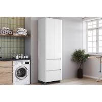 Armário Multiuso P- área Serviço Rainha C- 2 Portas E 2 Gavetas 70cm Branca - Nesher - 1