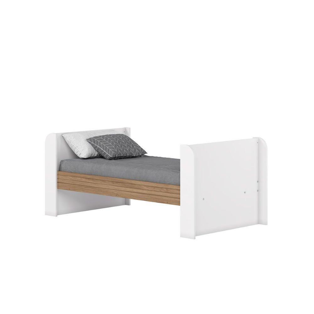 Berço - Mini Cama Infantil Aconchego 2 Em 1 Branco-jequitiba - Henn - 5