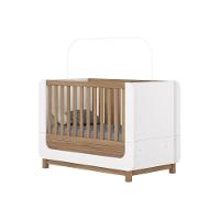 Berço - Mini Cama Infantil Aconchego 2 Em 1 Branco-jequitiba - Henn - 1