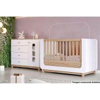 Berço - Mini Cama Infantil Aconchego 2 Em 1 Branco-jequitiba - Henn - 7