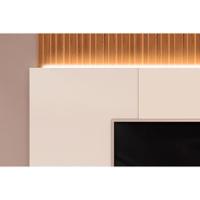 Home P- Tv Até 85 Polegadas Hit 2290 100% Mdf Extensível C- Led De 240 A 290cm Freijó-off White - Dj Móveis - 6