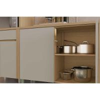 Balcão De Cozinha Com Tampo Condessa Com 2 Portas 120cm Carvalho Cinza - 7