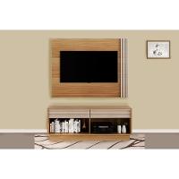 Home P- Tv Até 42 Pol Pl3004-ra2003 Ripado C- 2 Gavetas 115x150cm Natural-off White - Tecno Mobili - 1