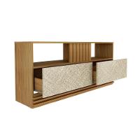 Home P- Tv Até 50 Pol Pa2913-r1479 C- 2 Gavetas 136x88cm Natural-palha - Tecno Mobili - 6