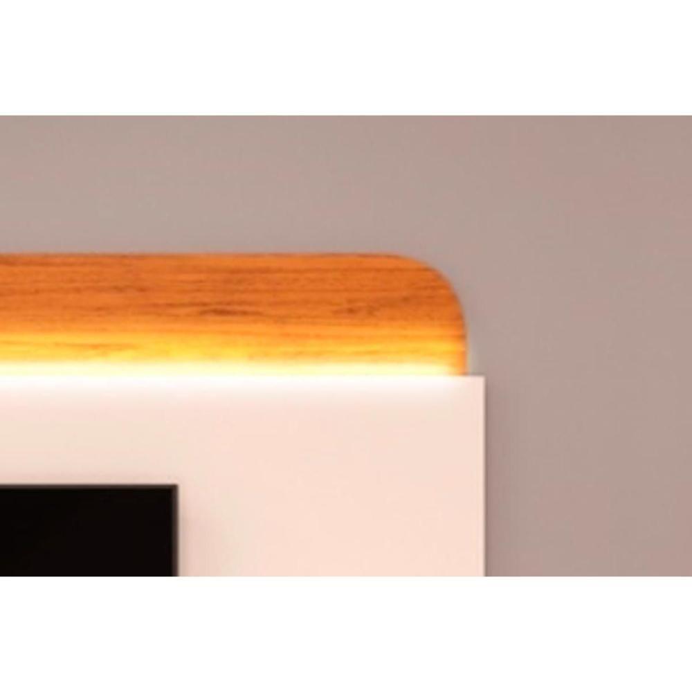 Home P- Tv Até 75 Polegadas Nadine C- Led 219x136cm Off White-freijó - Dj Móveis - 4