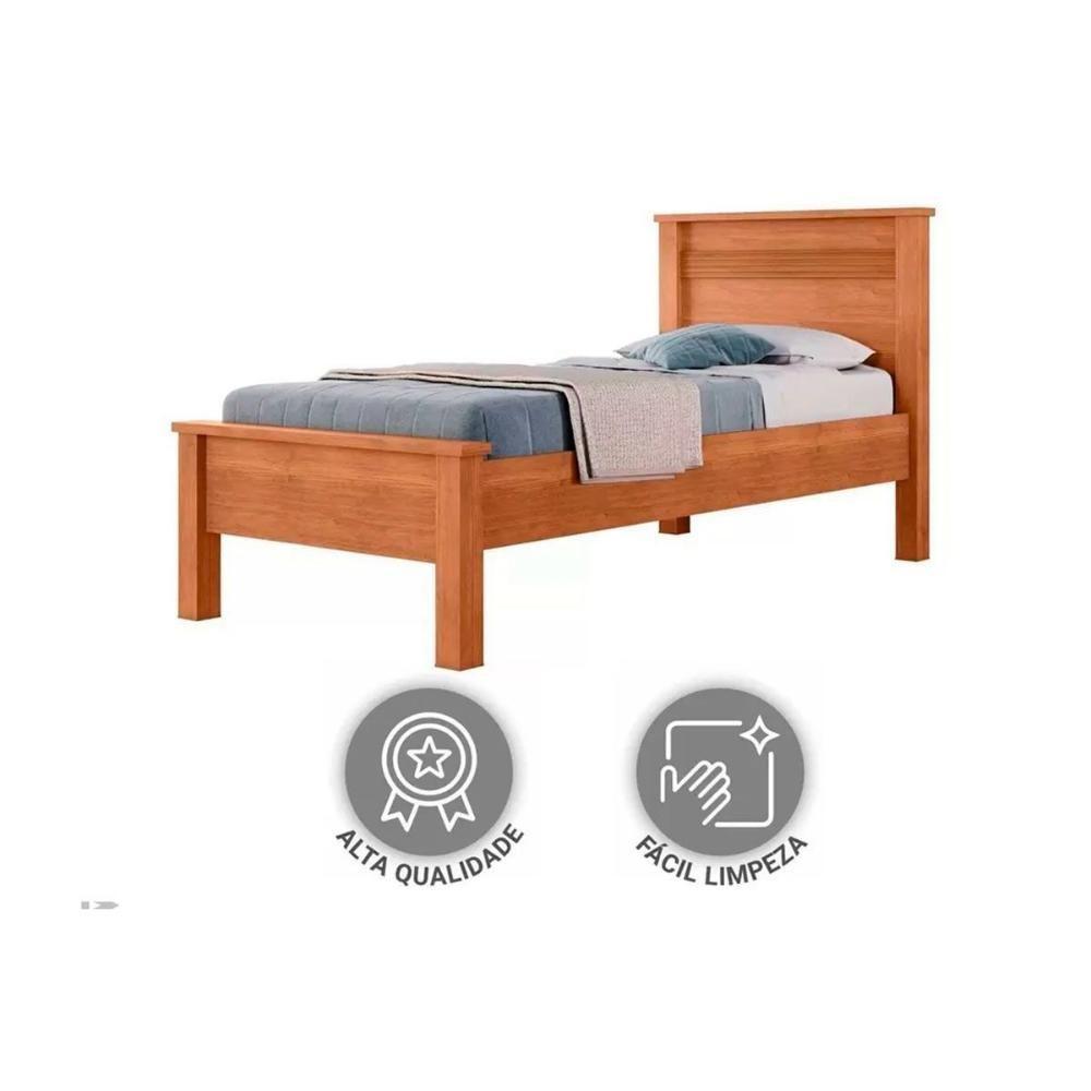 Bicama Solteiro Barcelona C- Auxiliar Cinamomo - Conquista - 3