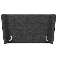 Cabeceira Cama Box Queen 160cm Nilo P05 Linho Cinza Escuro - Lyam Decor - 3