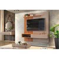 Painel Quarto P- Tv Até 65 Pol Tito Ripado C- 1 Porta 150x164cm Off White-freijó - Dj Móveis - 8