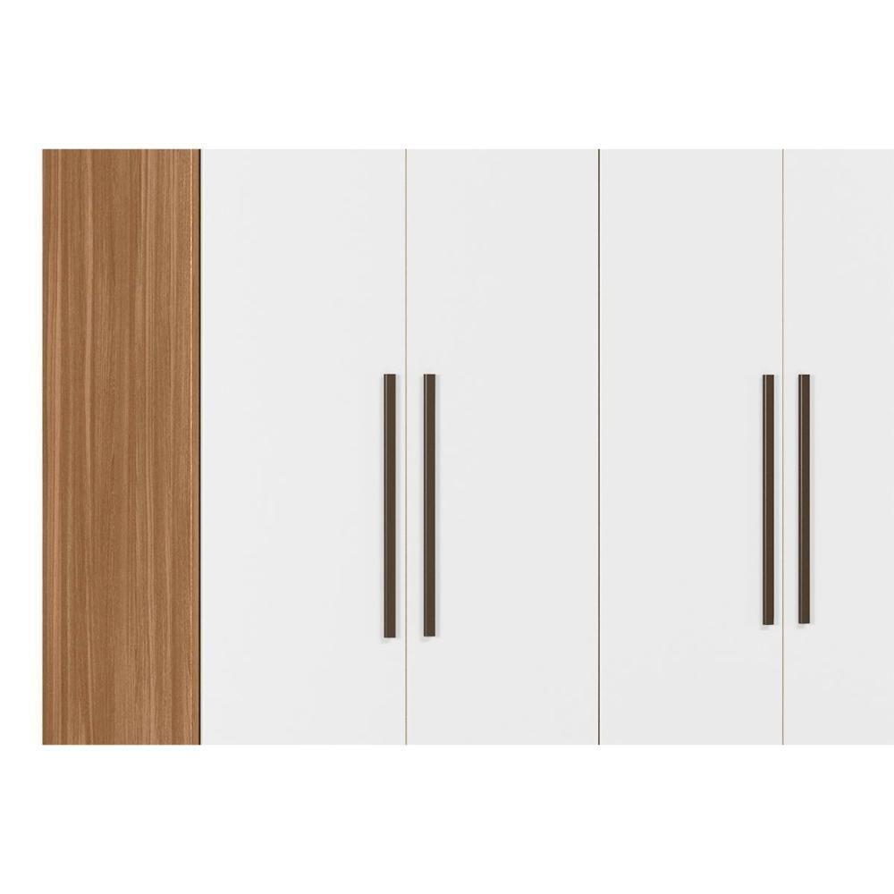 Modulado De Quarto Irlanda 4 Peças (2 Armários + 2 Complementos) Qcm165 Amendola-branco - Demóbile - 8