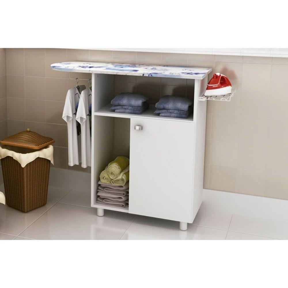 Balcão Multiuso P- área Serviço Tp-3010 C- 1 Porta Branco - Tecno Mobili - 1