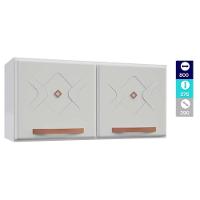 Armário De Cozinha Modulado Mirage New Aço Com 2 Portas 80cm Branco Telasul - 3