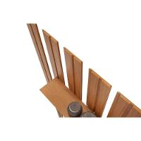 Estante P- Sala Até 65 Pol Pratic Ripado C- 3 Gavetas 223x240cm Cedro-bali - Dj Móveis - 6