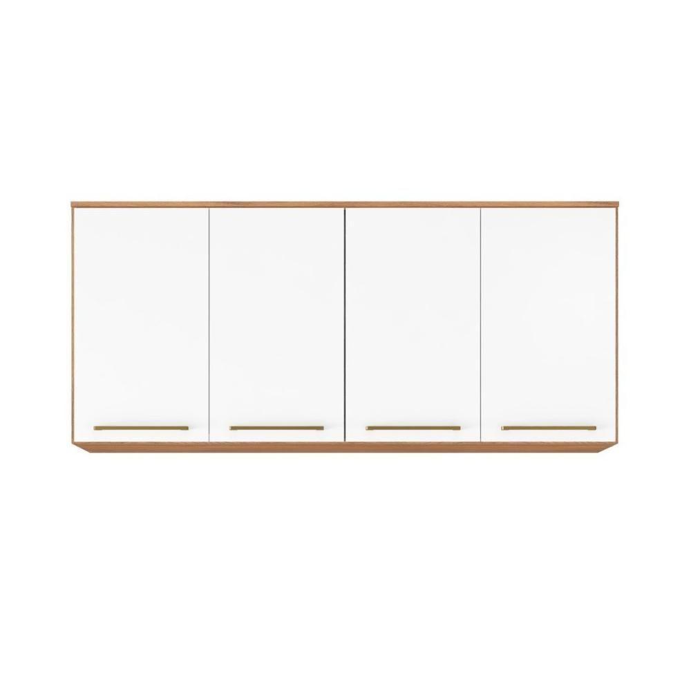 Módulos De Quarto Irlanda Armário Ponte Aéreo Casal 71190k Irlanda C- 4 Portas Amendola-branco - Demóbile - 3