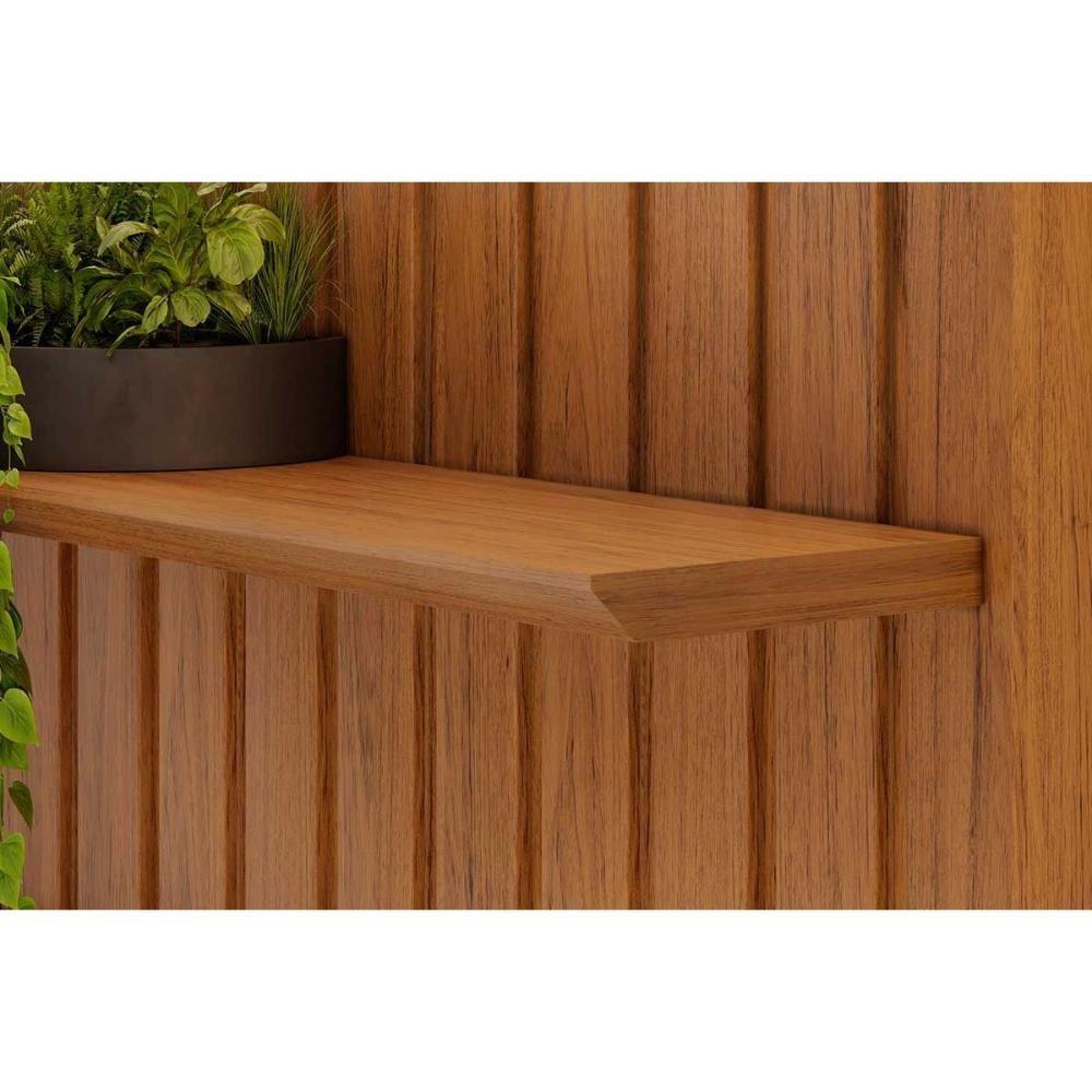 Home P- Tv Até 65 Pol Pratic Ripado C- 3 Gavetas 223x240cm Cedro-bali - Dj Móveis - 7