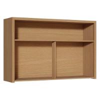 Armário De Cozinha Modulado Condessa Com 1 Porta Basculante 120cm Carvalho Cinza