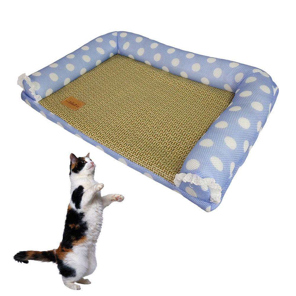 Cama Arranhador Pet Gato Felino Esteira Almofada Resistente Confortavel Animal De Estimaçao Lavavel Aconchegante Macio - 1