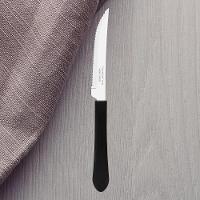 Kit 12 Facas De Mesa Churrasco Tramontina Leme Inox Cabo Preto - 2