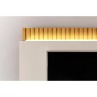 Estante P- Sala Até 75 Polegadas Loren Ripada C- Nichos 200x194cm Freijó-off White - Dj Móveis - 7