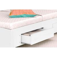 Cama Multifuncional Juvenil Ravena C- 2 Gavetas E Auxiliar Cinamomo-off White - Conquista - 6